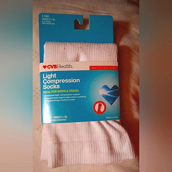 CVS Light Compression Socks (2 pairs) L-XL - Picture 2 of 16